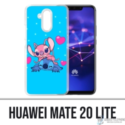 Custodia per Huawei Mate 20 Lite - Stitch Angel Love