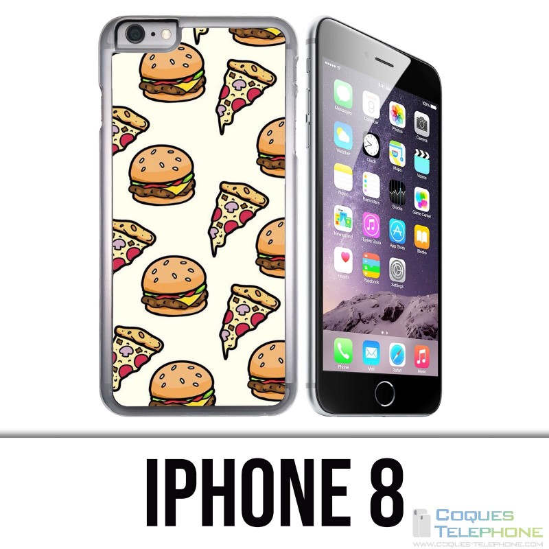 Custodia per iPhone 8 - Pizza Burger