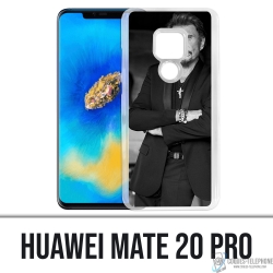 Custodia per Huawei Mate 20 Pro - Johnny Hallyday nero bianco