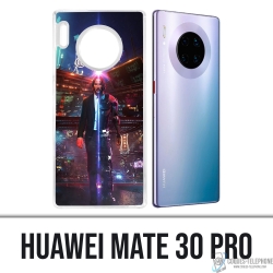 Huawei Mate 30 Pro case - John Wick X Cyberpunk