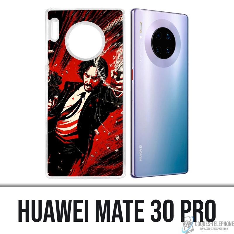 Funda Huawei Mate 30 Pro - John Wick Comics