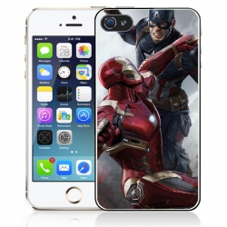 Caja del teléfono Capitán América vs Iron Man