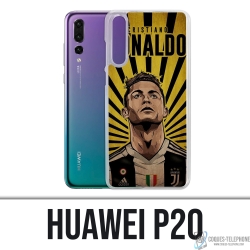 Custodia per Huawei P20 - Poster Ronaldo Juventus