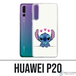 Coque Huawei P20 - Stitch Amoureux