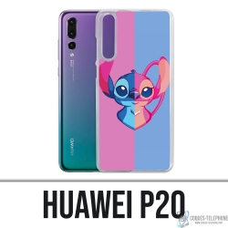 Huawei P20 Case - Stitch Angel Heart Split