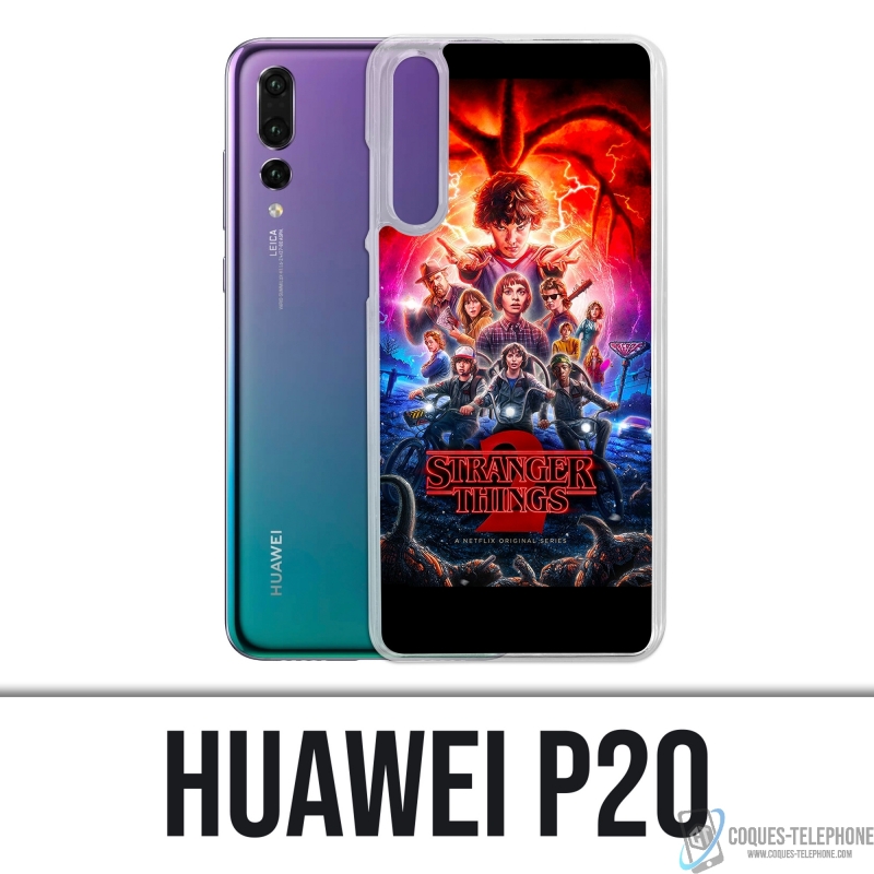 Custodia per Huawei P20 - Poster di Stranger Things