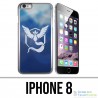 IPhone 8 Hülle - Pokémon Go Team Blue Grunge
