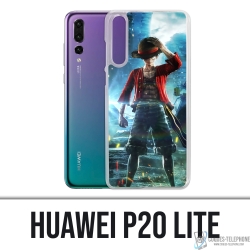 Huawei P20 Lite Case - Einteilige Ruffy Jump Force