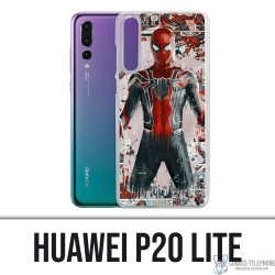 Custodia per Huawei P20 Lite - Spiderman Comics Splash