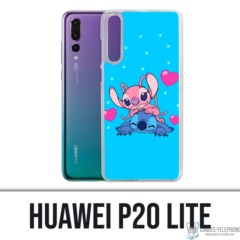 Funda Huawei P20 Lite - Stitch Angel Love