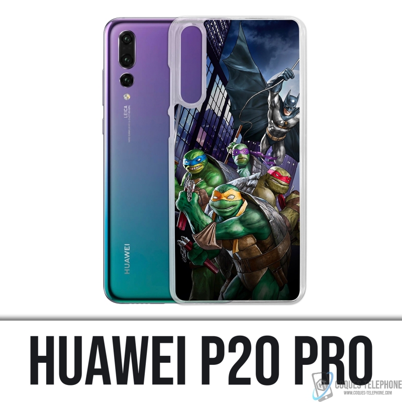 Coque Huawei P20 Pro - Batman Vs Tortues Ninja