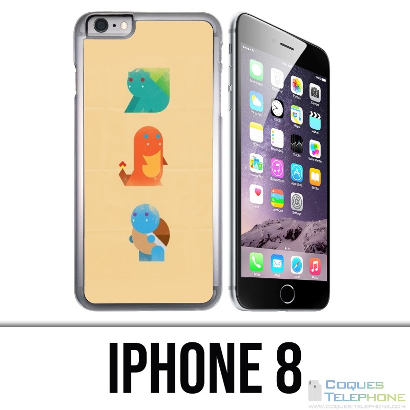 Coque iPhone 8 - Pokémon Abstrait