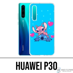 Huawei P30 Case - Stich Engel Liebe