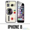 Coque iPhone 8 - Polaroid Arc En Ciel Rainbow