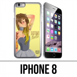Coque iPhone 8 - Princesse Belle Gothique