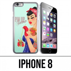 Custodia per iPhone 8 - Princess Disney Biancaneve Pinup