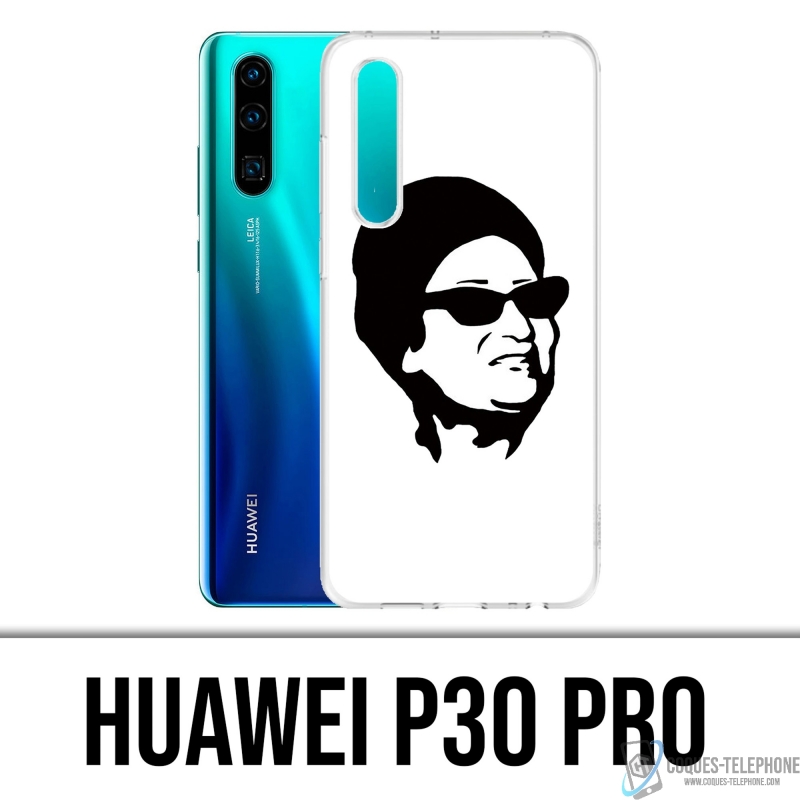 Huawei P30 Pro Case - Oum Kalthoum Black White