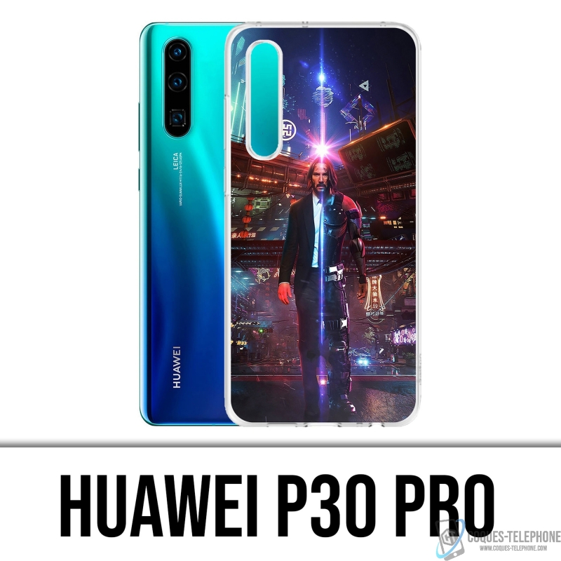 Funda para Huawei P30 Pro - John Wick X Cyberpunk