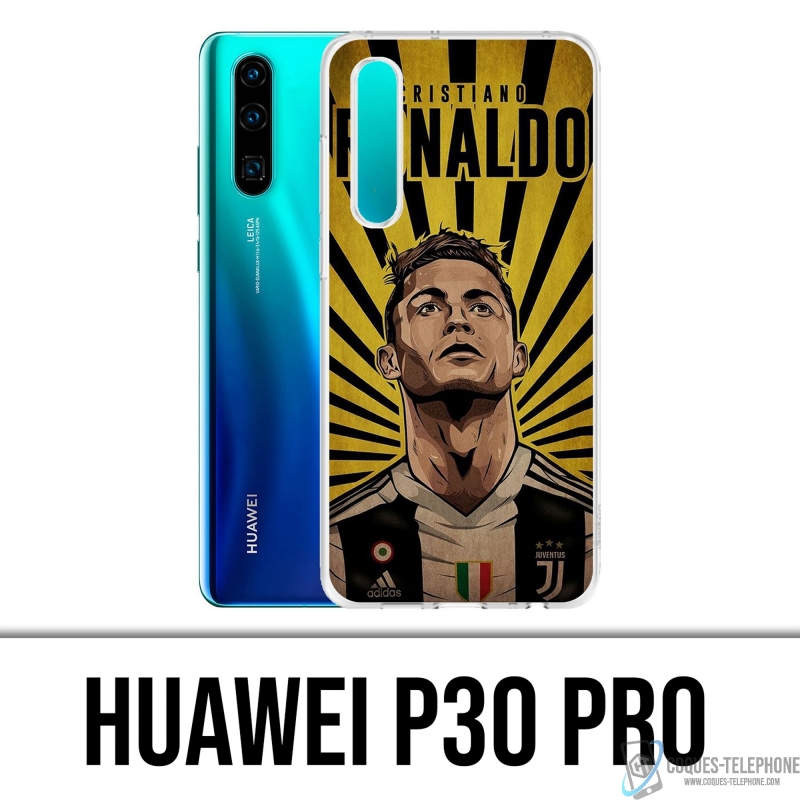 Custodia per Huawei P30 Pro - Poster Ronaldo Juventus