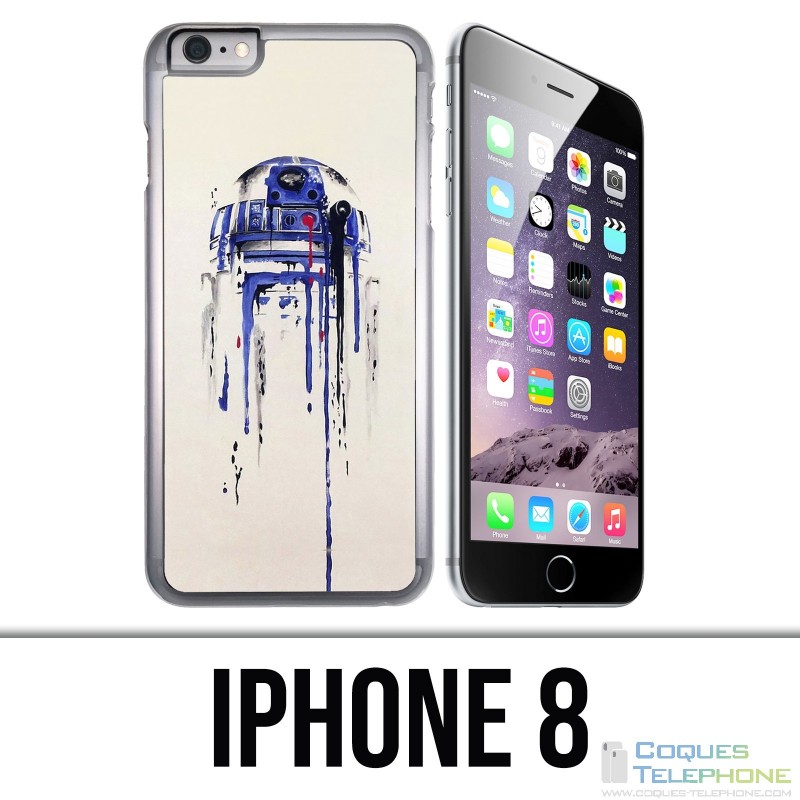 IPhone 8 Hülle - R2D2 Paint