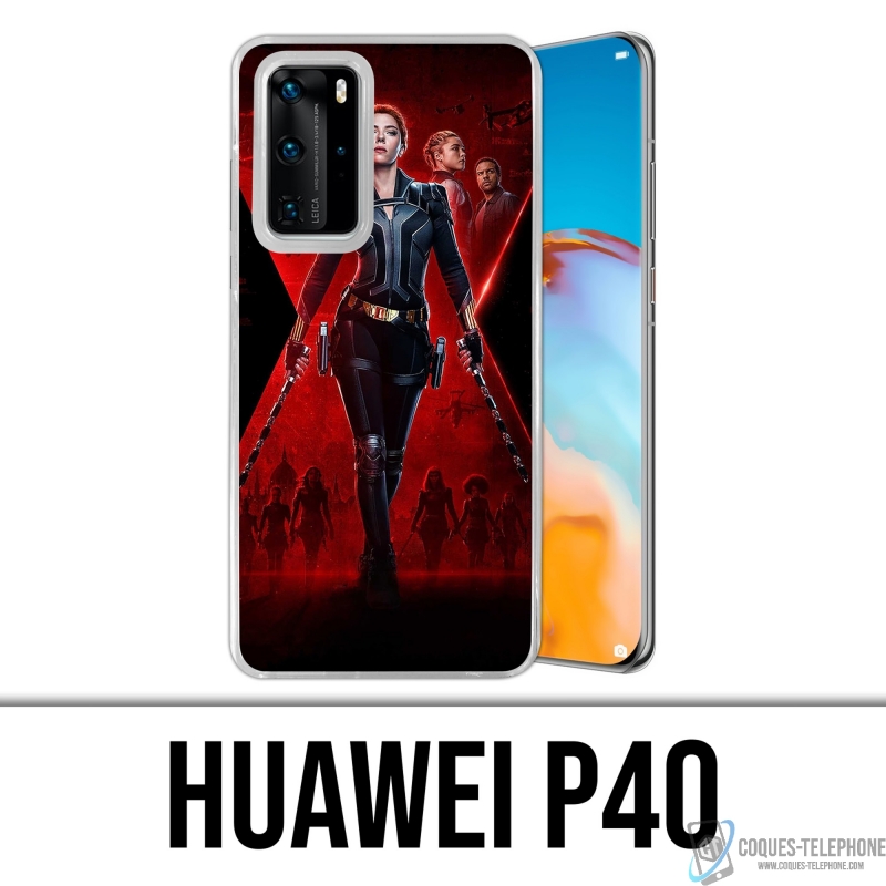 Huawei P40 Case - Black Widow Poster