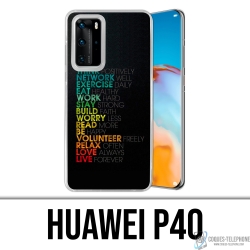 Huawei P40 Case - Tägliche...