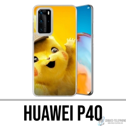 Coque Huawei P40 - Pikachu Detective