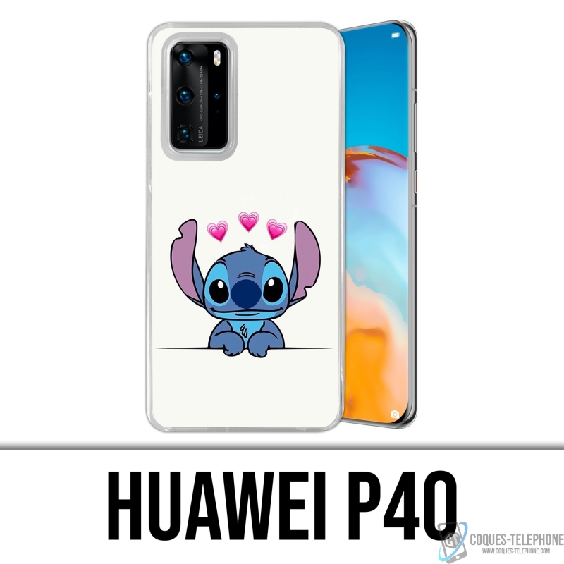 Coque Huawei P40 - Stitch Amoureux