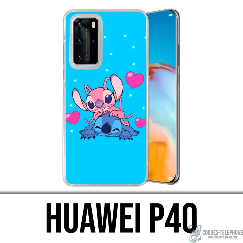 Huawei P40 Case - Stitch Angel Love
