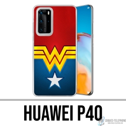 Custodia per Huawei P40 - Logo Wonder Woman