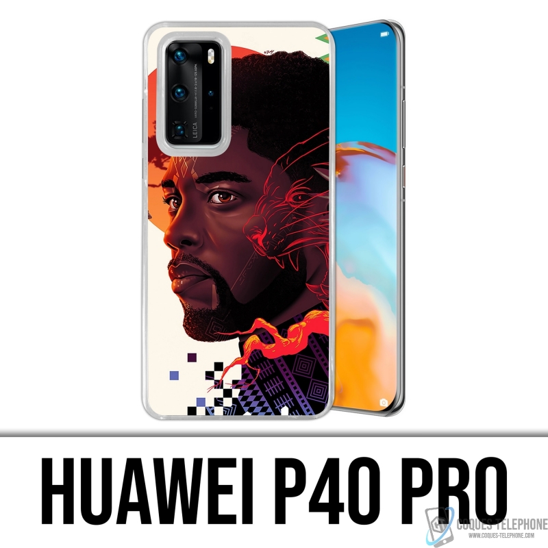 Custodia per Huawei P40 Pro - Chadwick Black Panther