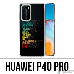 Funda Huawei P40 Pro - Motivación diaria