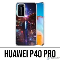 Coque Huawei P40 Pro - John Wick X Cyberpunk