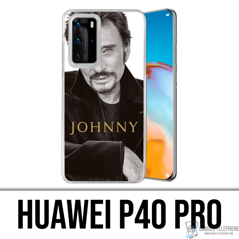 Custodia Huawei P40 Pro - Album Johnny Hallyday