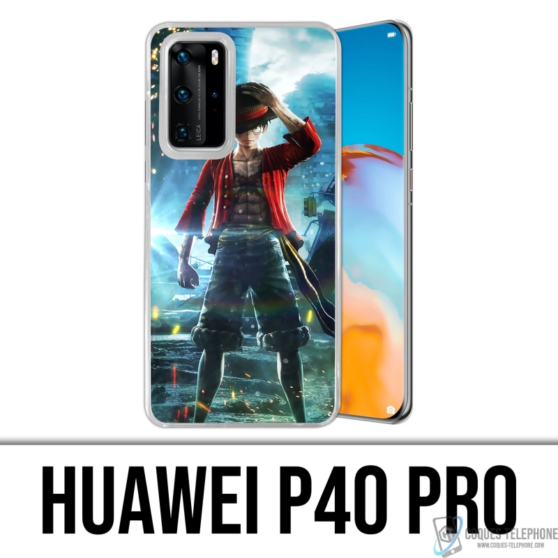 Custodia per Huawei P40 Pro - One Piece Rufy Jump Force