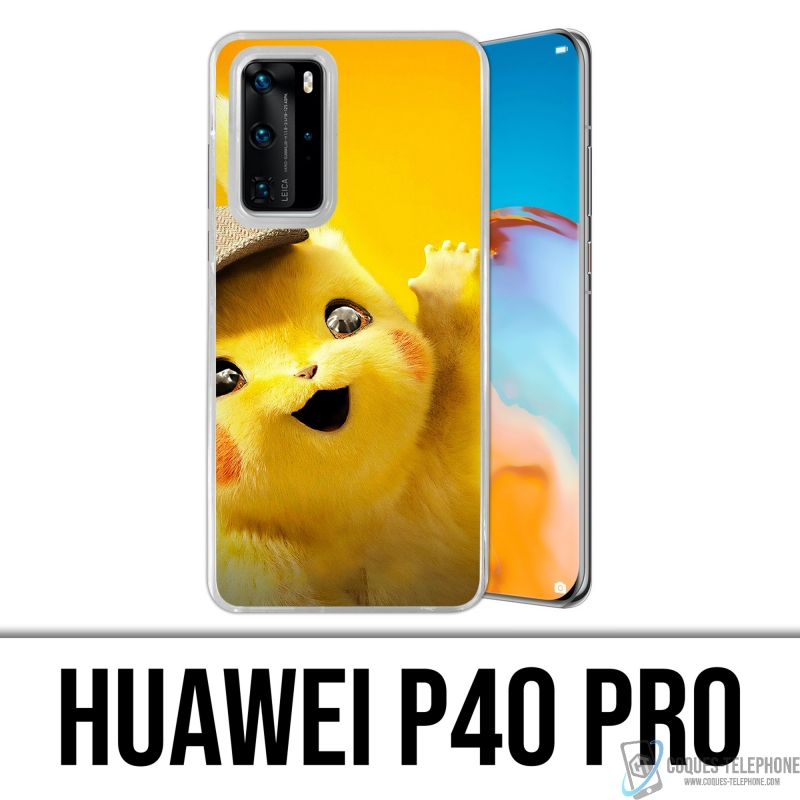 Coque Huawei P40 Pro - Pikachu Detective
