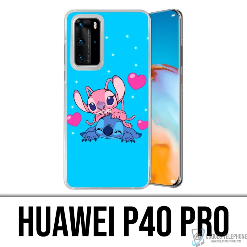Huawei P40 Pro Case - Stitch Angel Love