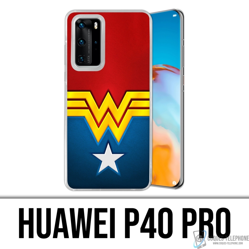 Custodia per Huawei P40 Pro - Logo Wonder Woman