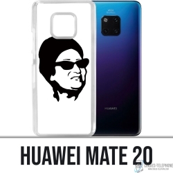 Huawei Mate 20 Case - Oum Kalthoum Black White