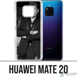 Funda para Huawei Mate 20 - Johnny Hallyday Negro Blanco