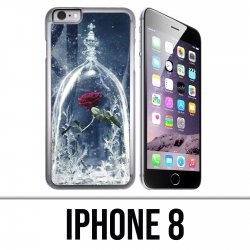 IPhone 8 Fall - Rosen-Schönheit und das Tier