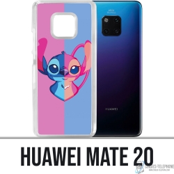 Huawei Mate 20 Case - Stitch Angel Heart Split