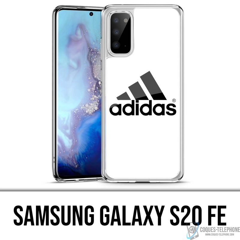 Presidente Restricciones imagen Funda para Samsung Galaxy S20 FE Adidas Logo Blanco