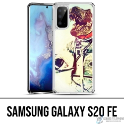 Custodia per Samsung Galaxy S20 FE - Dinosauro Animale Astronauta