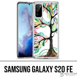 Samsung Galaxy S20 FE Case - Mehrfarbiger Baum