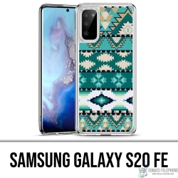 Samsung Galaxy S20 FE Case - Green Aztec