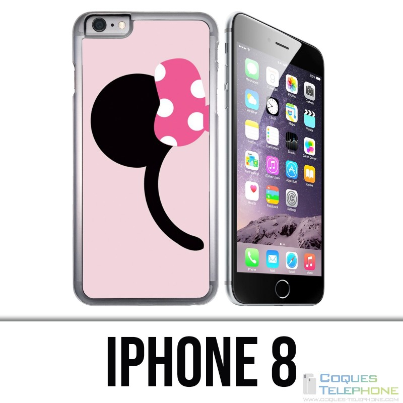 Coque iPhone 8 - Serre Tete Minnie