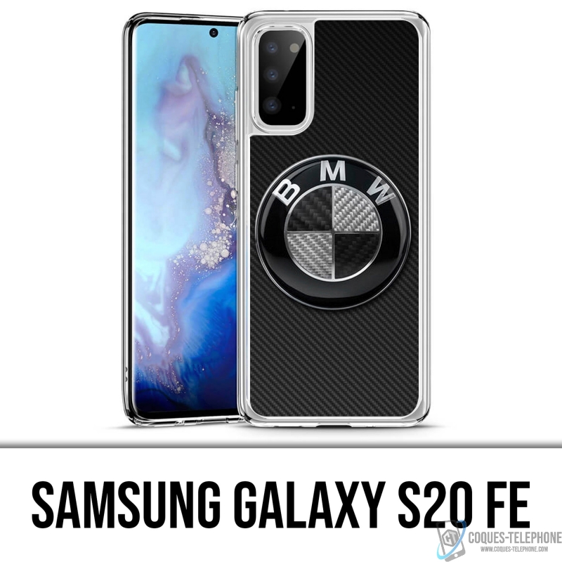 Custodia per Samsung Galaxy S20 FE - Logo Bmw in carbonio