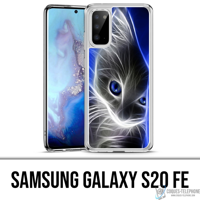 Funda Samsung Galaxy S20 FE - Ojos azules de gato