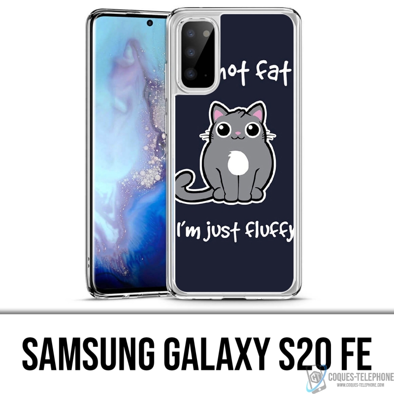 Coque Samsung Galaxy S20 FE - Chat Not Fat Just Fluffy